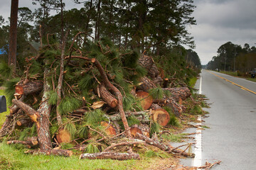 The day after Hurricane Helene went through southern Georgia, the property damage can be seen!