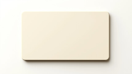 Naklejka premium the image features a classic paint swatch in an ivory color, displayed on a pristine white background
