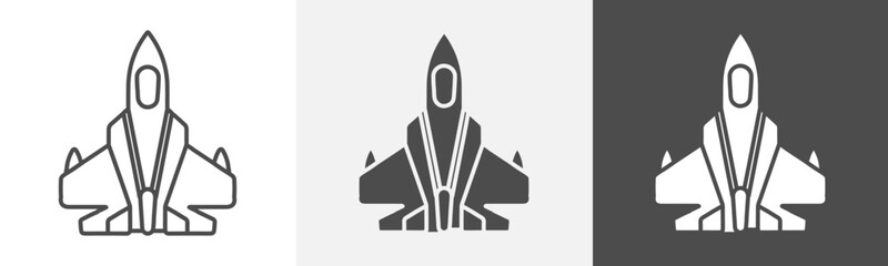 jet icon Flat logo vector