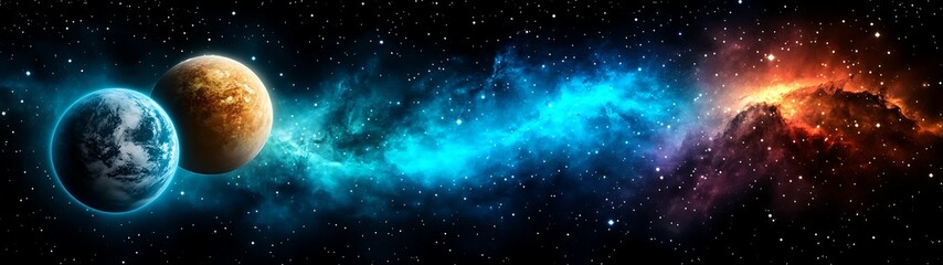 Obraz premium Exploring the Mysteries of the Universe