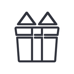 Gift Box Logo Template Icon