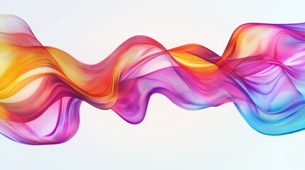 Fototapeta premium Abstract Colorful Wavy Design