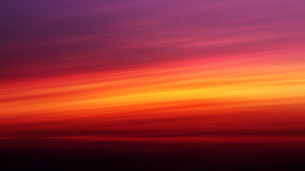 Fototapeta premium Vibrant sunset gradient sky with warm color blend for background design