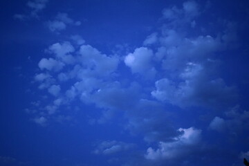 blue sky with clouds