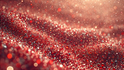 赤のキラキラ背景のきれいな壁紙の光3