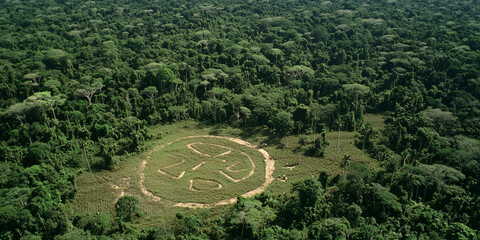 Fototapeta premium Amazon Geoglyph