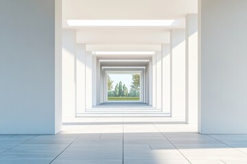 Fototapeta premium Modern Architecture with a View.