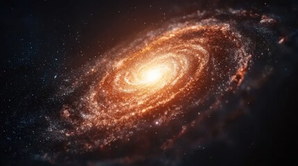 Obraz premium Milky Way galaxy with vivid stars and nebulae