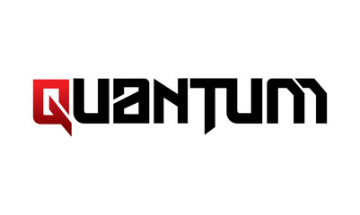 letter quantum design vector symbol