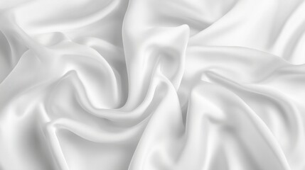 Obraz premium Abstract White Silk Fabric Texture