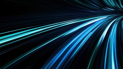 Abstract Light Trails in a Tunnel