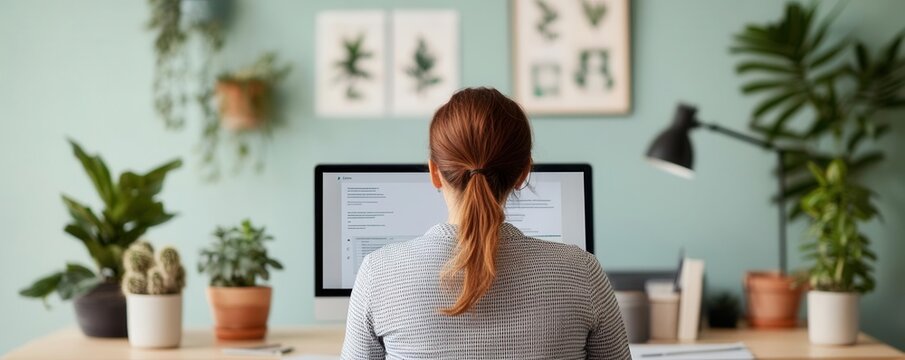 Advisor conducting a virtual meeting with clients to discuss sustainable mutual funds, remote eco-investment consultation