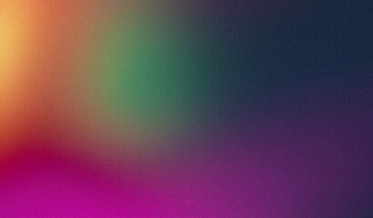 Grainy background autumn noisy banner, teal purple orange green blue grunge texture abstract retro poster, header cover backdrop design background