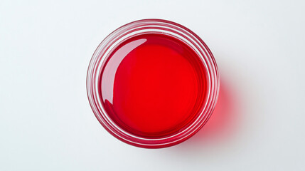 Top view juice bottle lid isolated on white background.