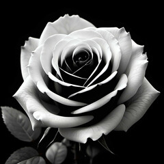 black and white wallpaper 4k aesthetic rose