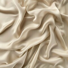 Obraz premium silk, fabric, texture, smooth, elegant, abstract, folds, white, satin, softness, luxury, flowing, textile, background, delicate, seamless, wave, drapery, design, wavy, fluid, 