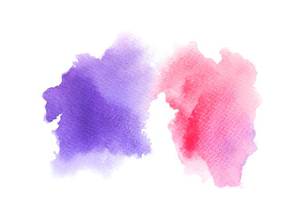 purple and pink watercolor