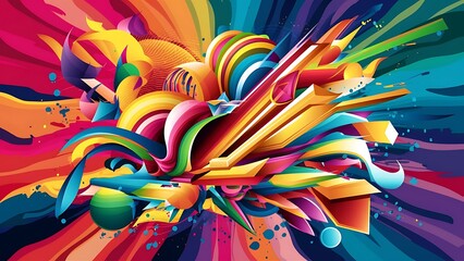 Abstract colorful background. Vector.