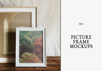 Interior Photo Frames Mockup