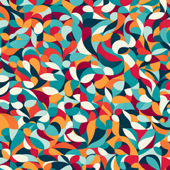 Seamless floral pattern background design