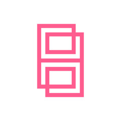 Monogram 8. Number 8. Number 8 design logo. Monogram letter mark 8 logo design. Monogram design vector logo. Monogram number 8 logo design. Simple number 8 monogram. Monogram 8 design logo. 