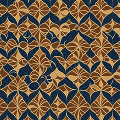 Seamless floral pattern background design