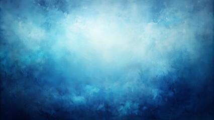Fototapeta premium A textured blue gradient background enhances surreal photography, offering a dreamlike atmosphere and captivating visual depth, perfect for creative artistic expressions and imaginative storytelling.