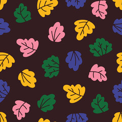 Bush Vector Seamless Pattern illustration for Print, Wallpaper, Decoration.
