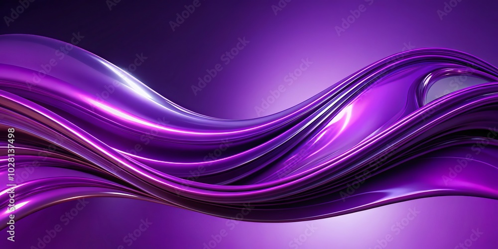 Aufkleber a vibrant purple liquid geometry background, perfect for modern design and illustrations, creating a