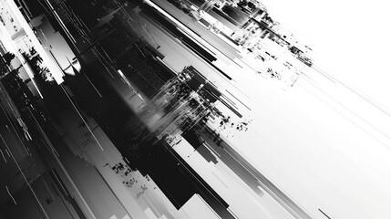 Wallpaper Abstract background with diagonal black and white lines creating a sense of movement and speed