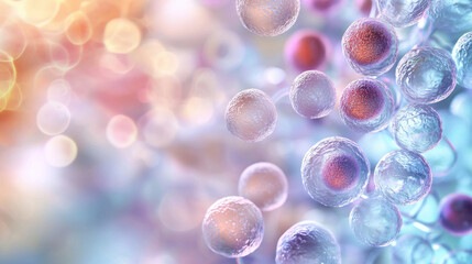 Abstract Colorful Cells