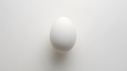 White egg - isolated on white background. 
