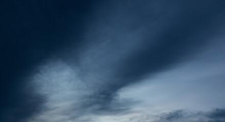 Cloud storm sky dark halloween background rain lightning thunder stoumy typhoon Nature light scene...