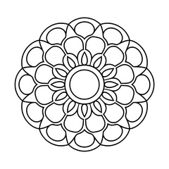 mandala design for coloring book, tattoo and henna design, creative mandala art, mandala design for adults coloring book