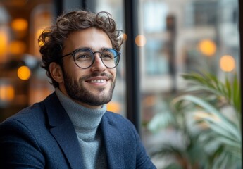 Fototapeta premium Professional man with glasses