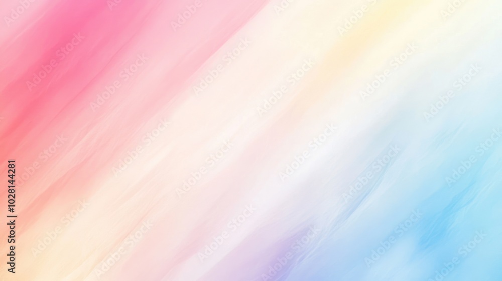 Poster soft gradient background: a smooth transition of soft colors, blending seamlessly to create a calm a