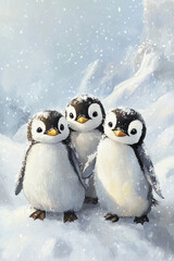 cute baby penguins.