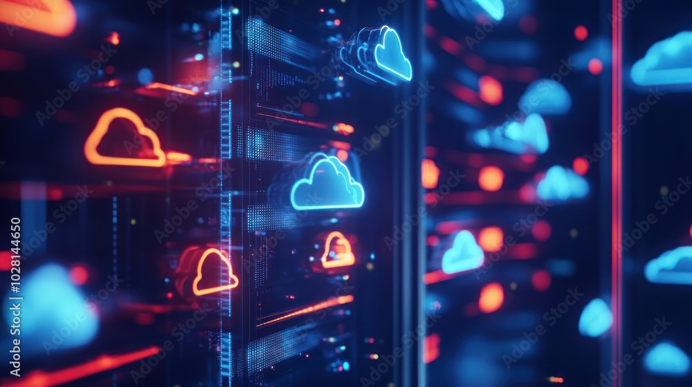 Poster cloud computing data center