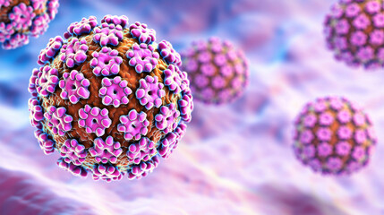 Human Papillomavirus (HPV) Virus Particle
