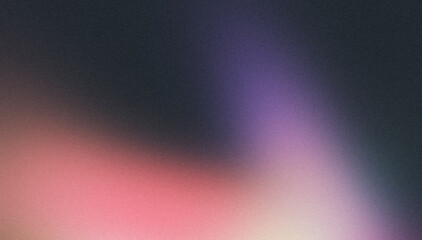 Dark grainy texture background, abstract purple orange color gradient, glowing banner poster header cover backdrop design