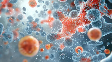 Microscopic View of Cells