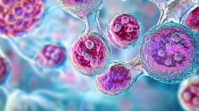 Cryptococcus Neoformans Yeast Cells
