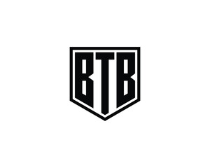 BTB Logo design vector template. BTB