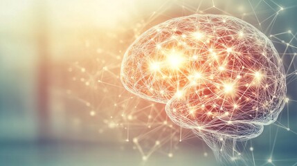 Close-up of human brain with intricate neural pathways, symbolizing cognitive biases and complex thought processes, ideal for educational or scientific presentations.