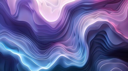 Obraz premium Wallpaper An abstract background is forming a beautiful wavy pattern with a depth of field