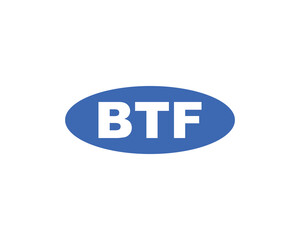 BTF logo design vector template. BTF