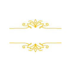 line art frame decoration