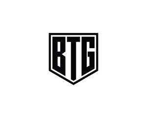 BTG logo design vector template. BTG