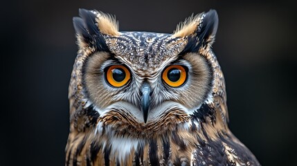 Fototapeta premium Owl, white isolate background