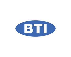 BTI logo design vector template. BTI